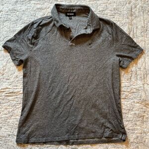 Men’s grey Express polo. Size L